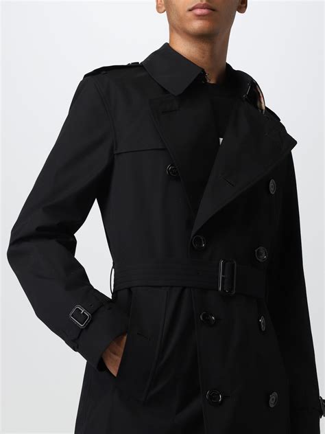 trench burberry uomo color nero